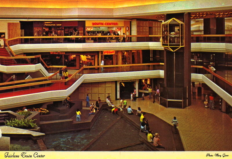 Fairlane Town Center - Vintage Postcard